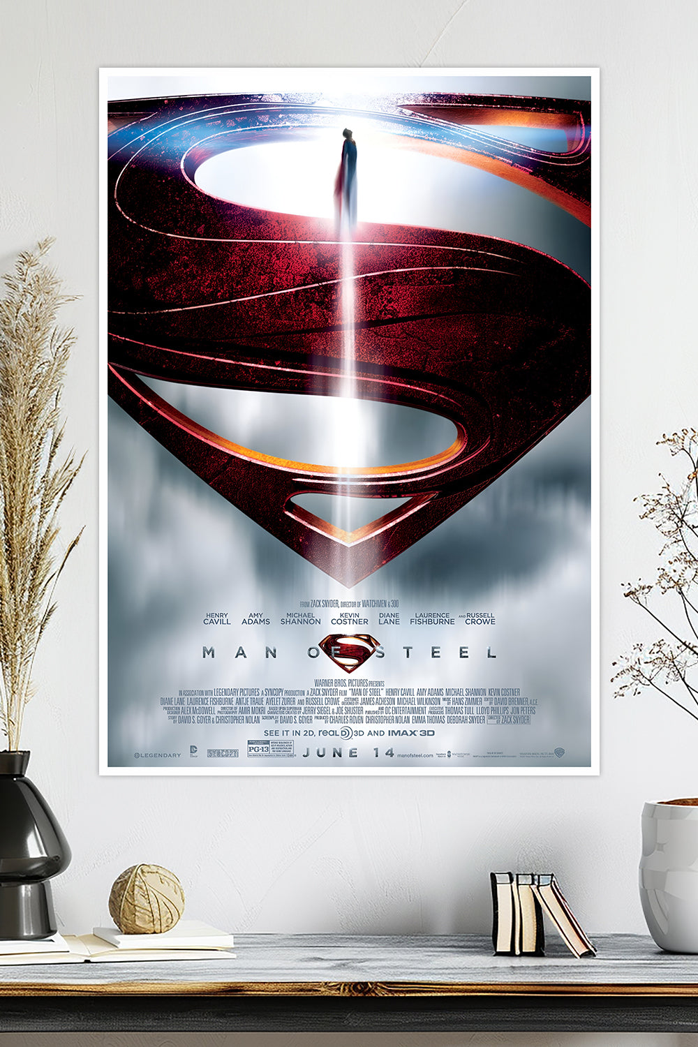 Man of Steel | Superman | Henry Cavill | DC Poster