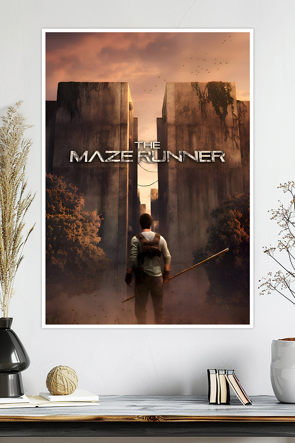 The Maze Runner: Thomas at the Maze Entrance | Young Adult Dystopian | Movie Poster