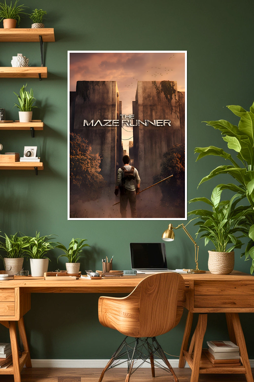 The Maze Runner: Thomas at the Maze Entrance | Young Adult Dystopian | Movie Poster