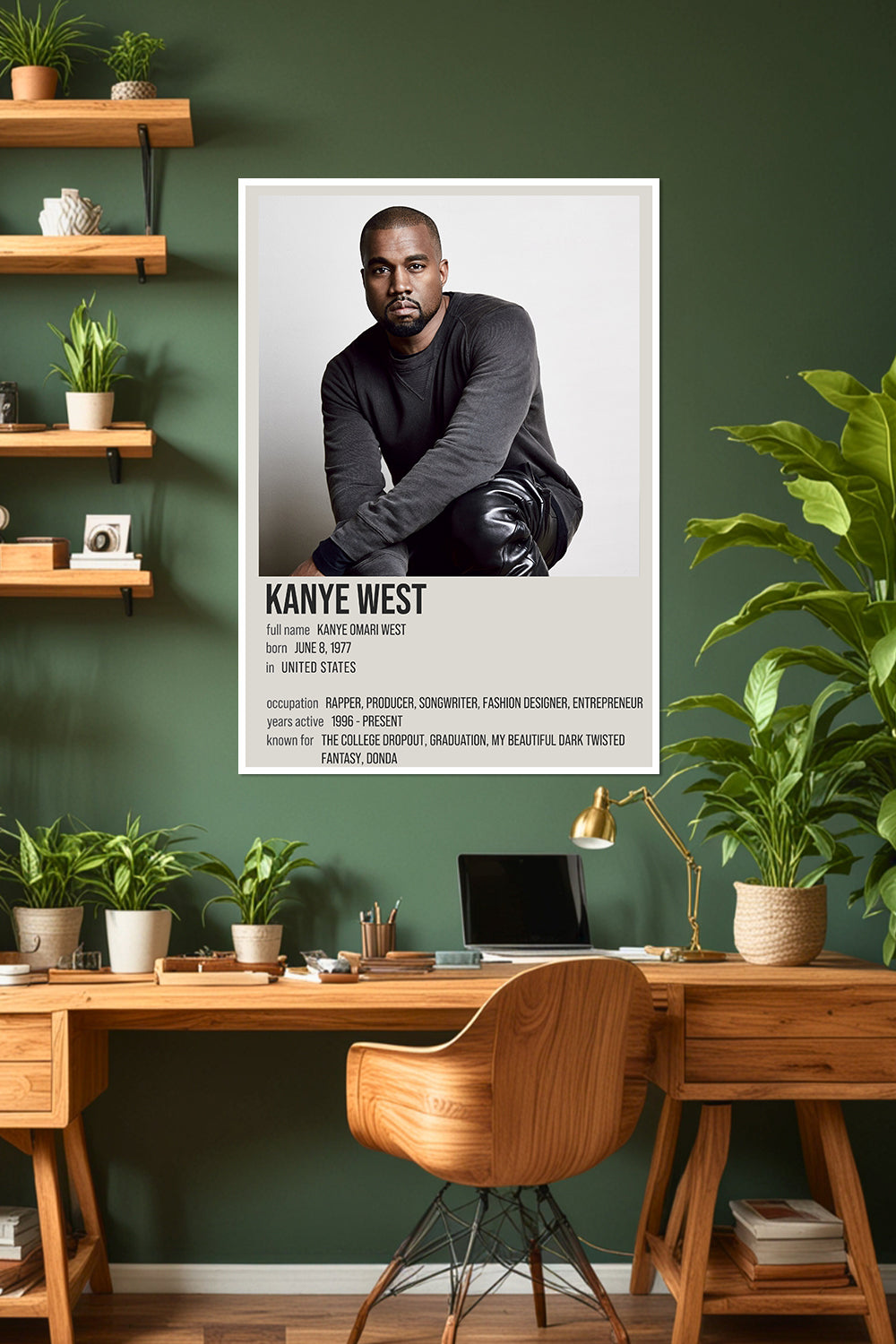 Kanye West | Rap & Fashion Icon | Music Poster