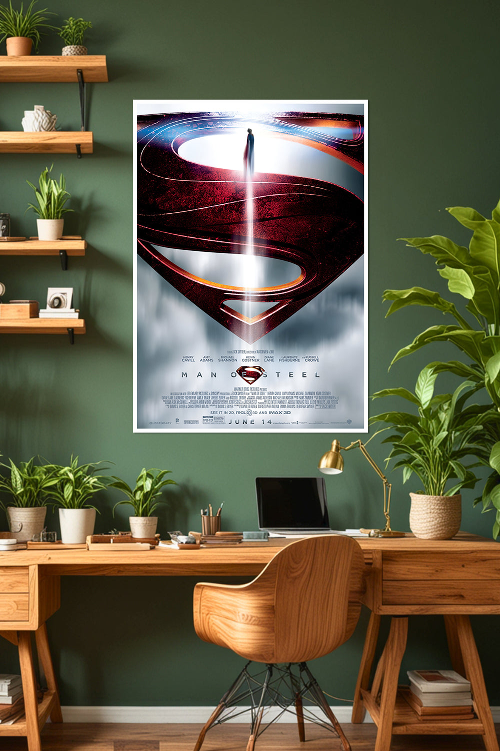 Man of Steel | Superman | Henry Cavill | DC Poster