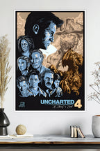 Uncharted 4: A Thief’s End Poster | Nathan Drake | Game Poster
