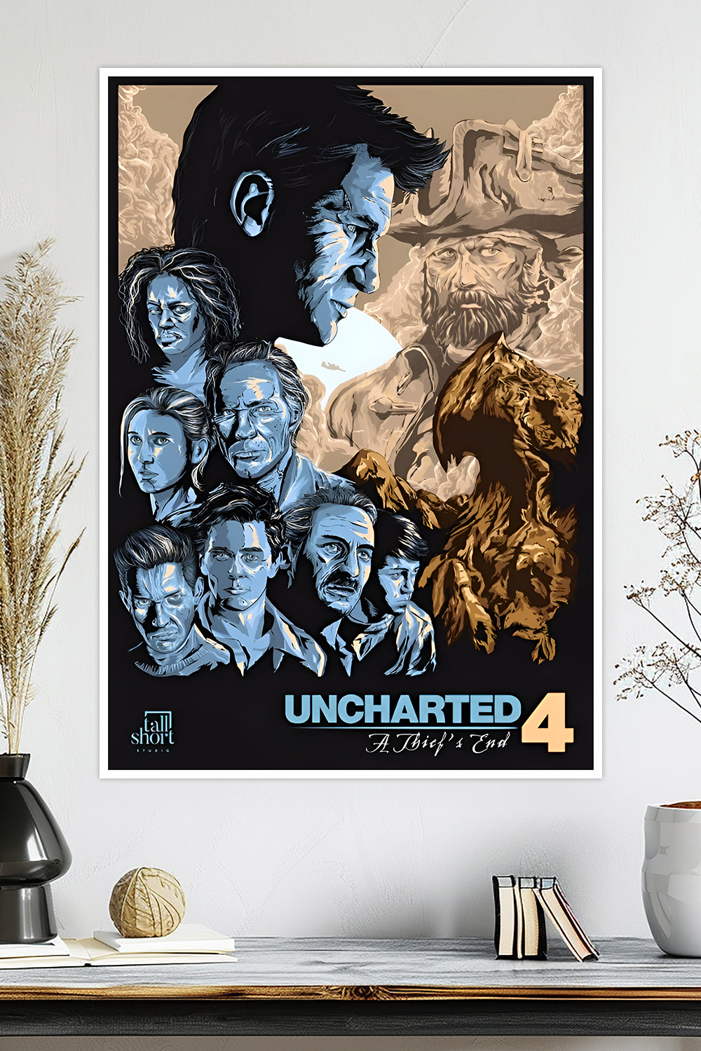 Uncharted 4: A Thief’s End Poster | Nathan Drake | Game Poster