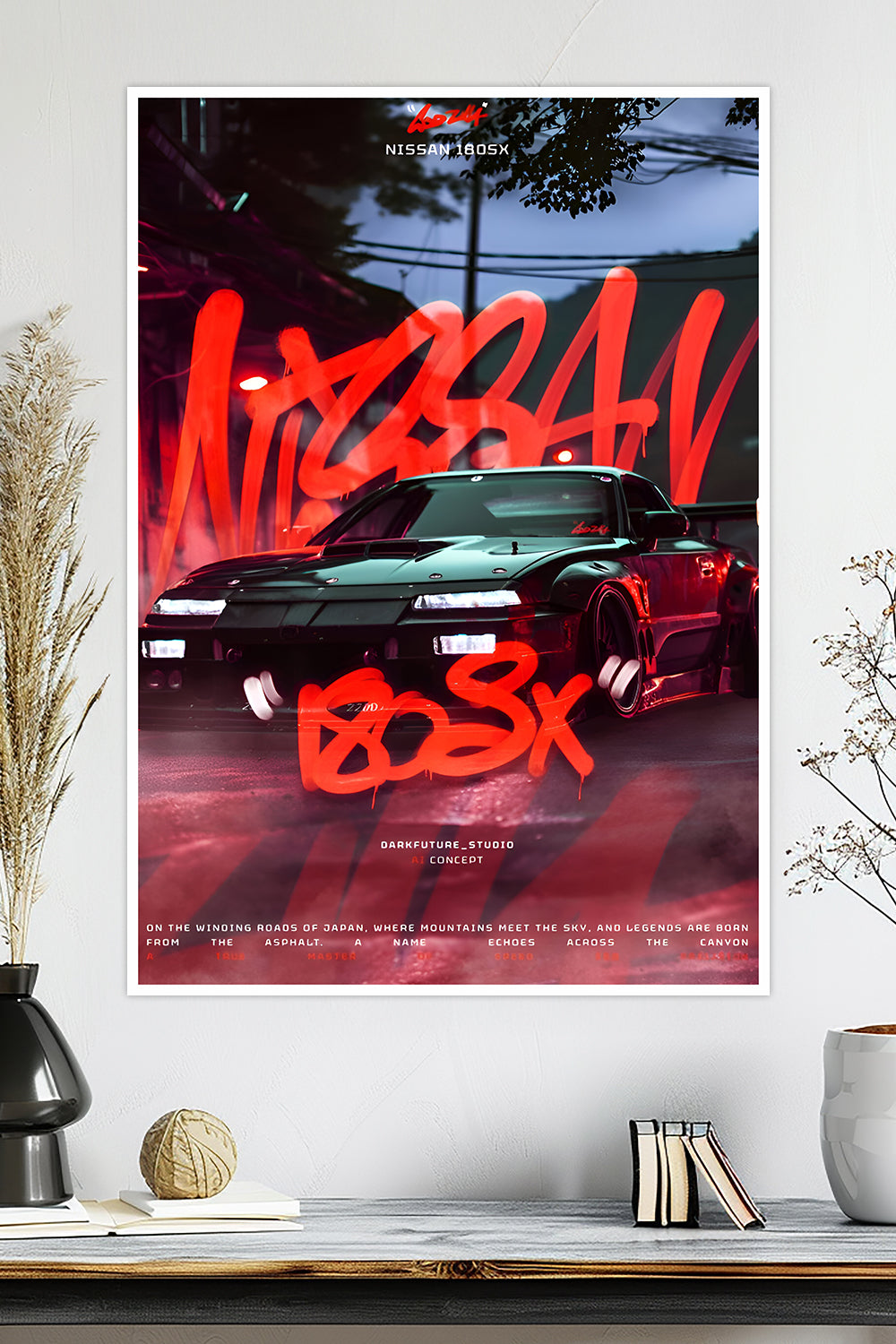 Nissan 180SX | Car Poster