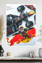 Max Verstappen | Red Bull Racing | F1 Racing Poster