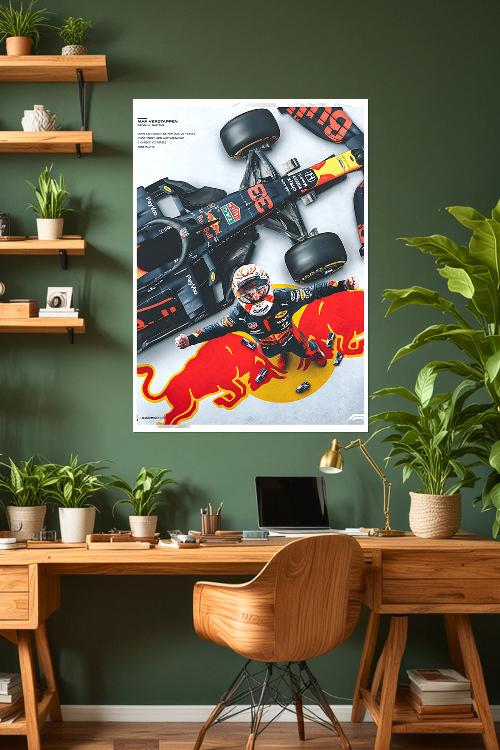 Max Verstappen | Red Bull Racing | F1 Racing Poster