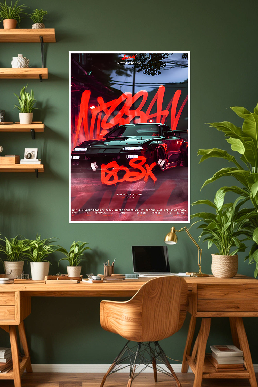 Nissan 180SX | Car Poster