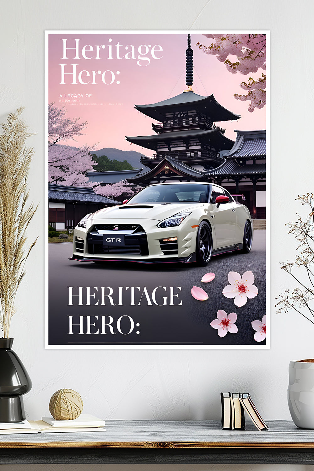 Nissan GT-R | Heritage Hero | Car Poster