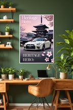 Nissan GT-R | Heritage Hero | Car Poster