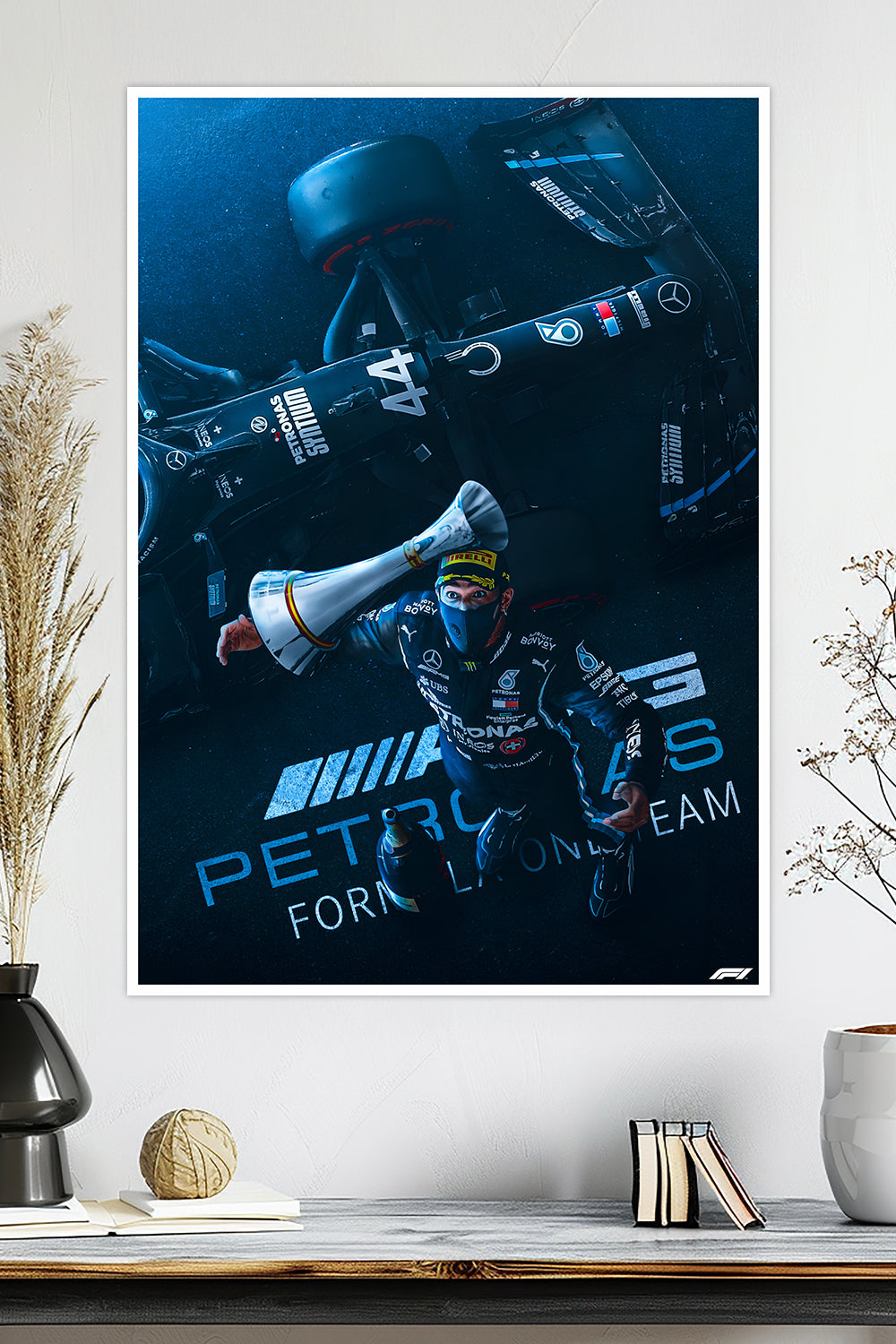 Lewis Hamilton | Petronas Mercedes | F1 Racing Poster