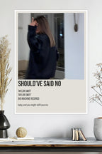 Should’ve Said No | Taylor Swift | Music Poster