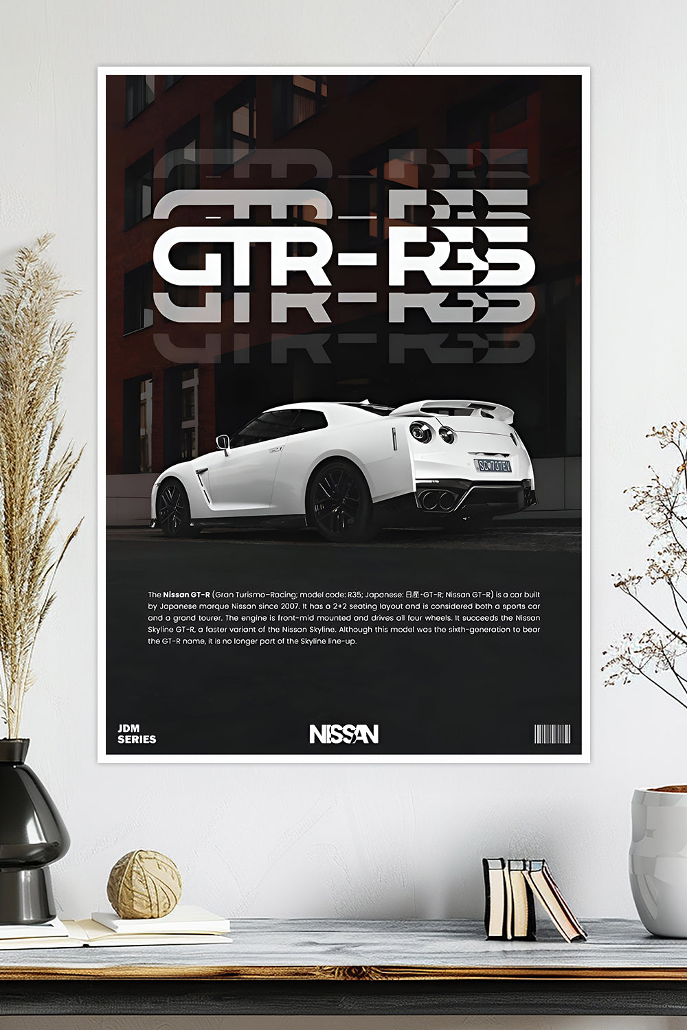 Nissan GT-R R35 | Car Poster – ThePosterPalette