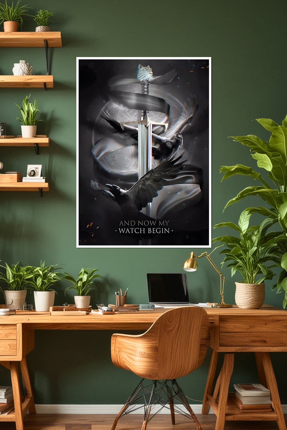 Game of Thrones Night's Watch | And Now My Watch Begins | Game Poster