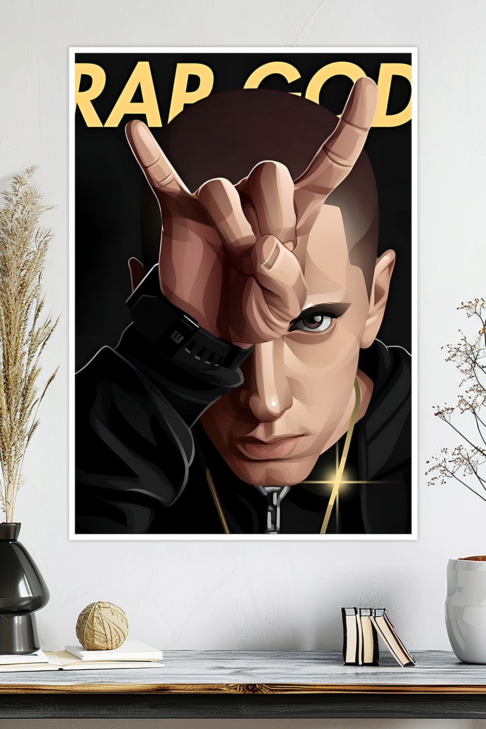 Eminem | Slim Shady | Marshall Mathers | Rap God | Music Poster