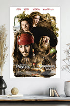 Pirates of the Caribbean: The Curse of the Black Pearl | Captain Jack Sparrow | Movie Poster