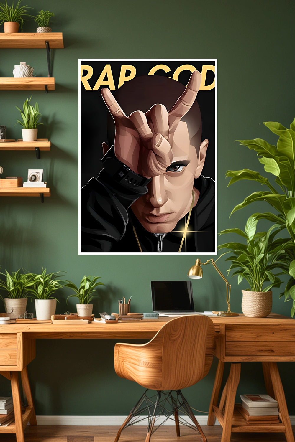 Eminem | Slim Shady | Marshall Mathers | Rap God | Music Poster