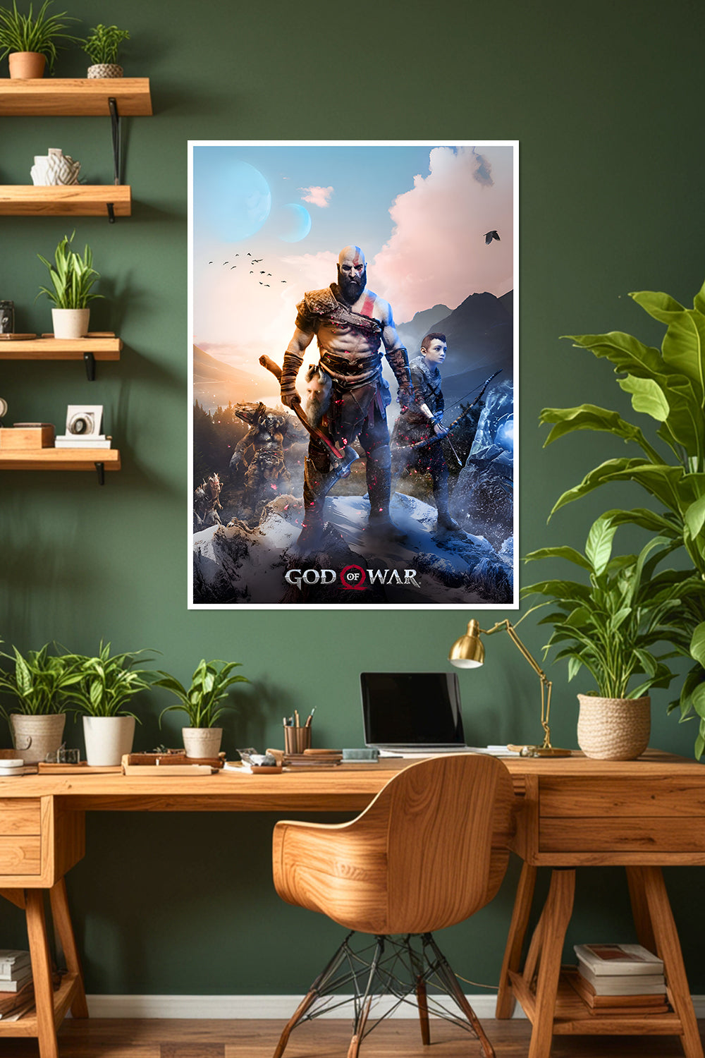 God of War | Kratos & Atreus | Game Poster