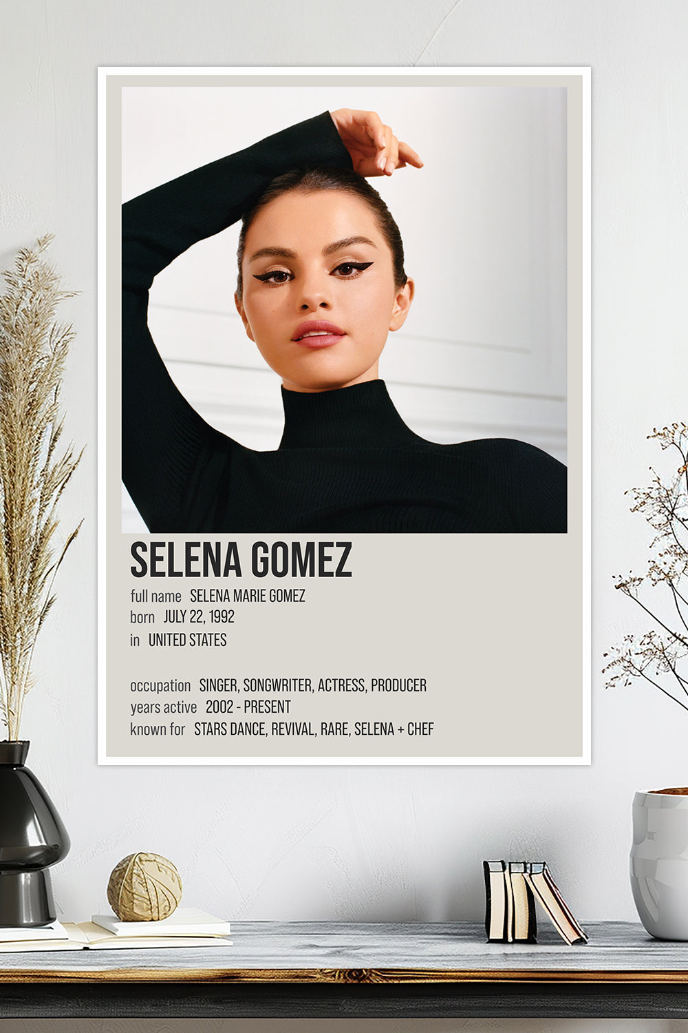 Selena Gomez | Music & Film Icon Poster | Revival Era | Music Poster
