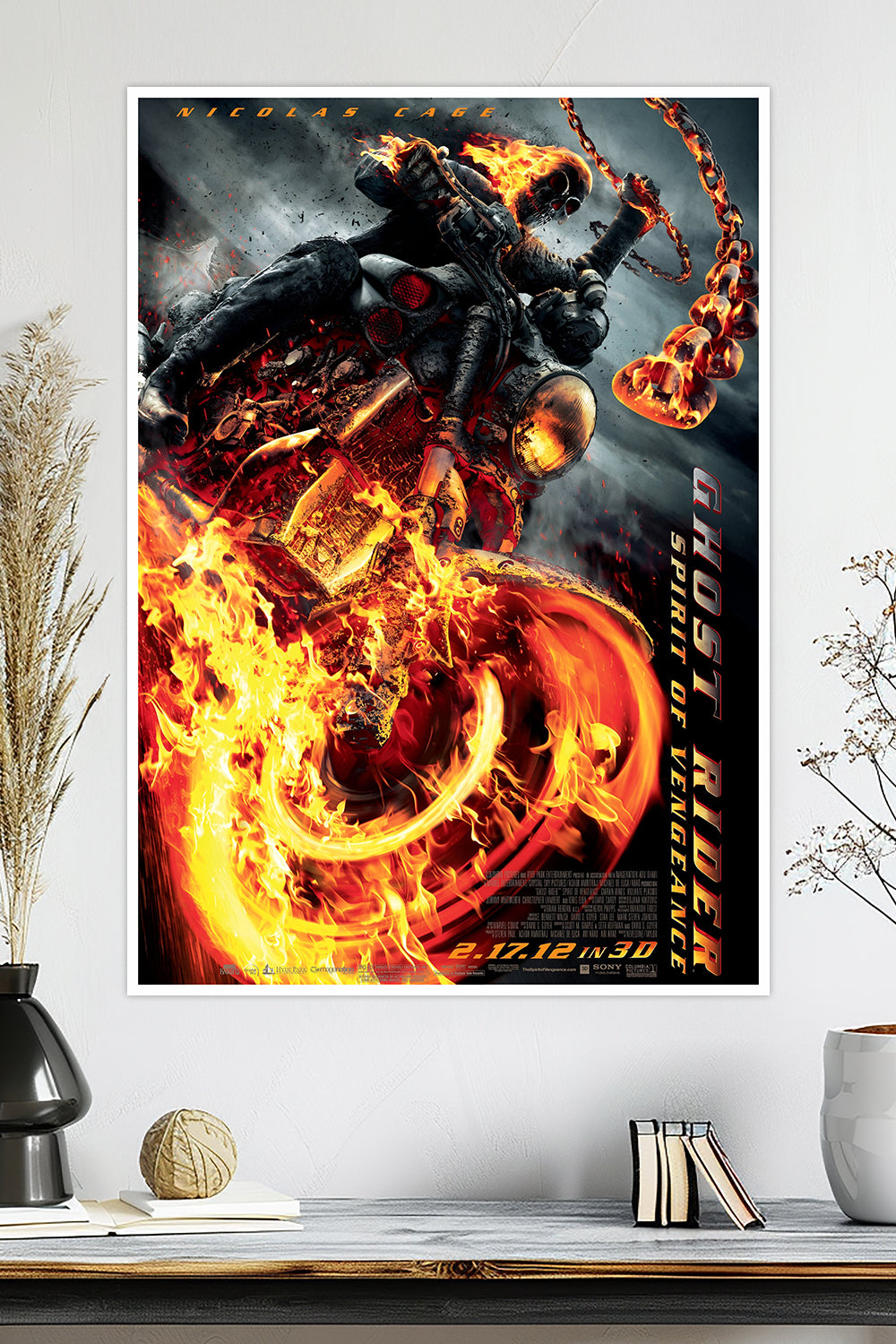 Ghost Rider: Spirit of Vengeance| Nicolas Cage | Movie Poster