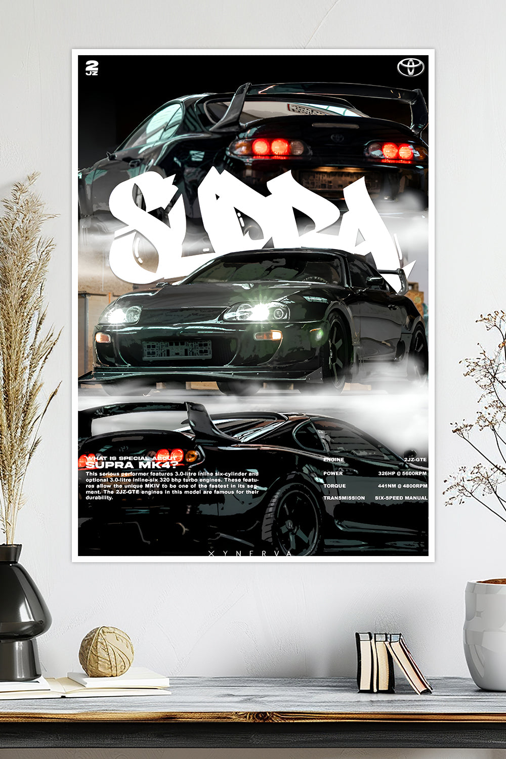 Toyota Supra MK4 | Car Poster