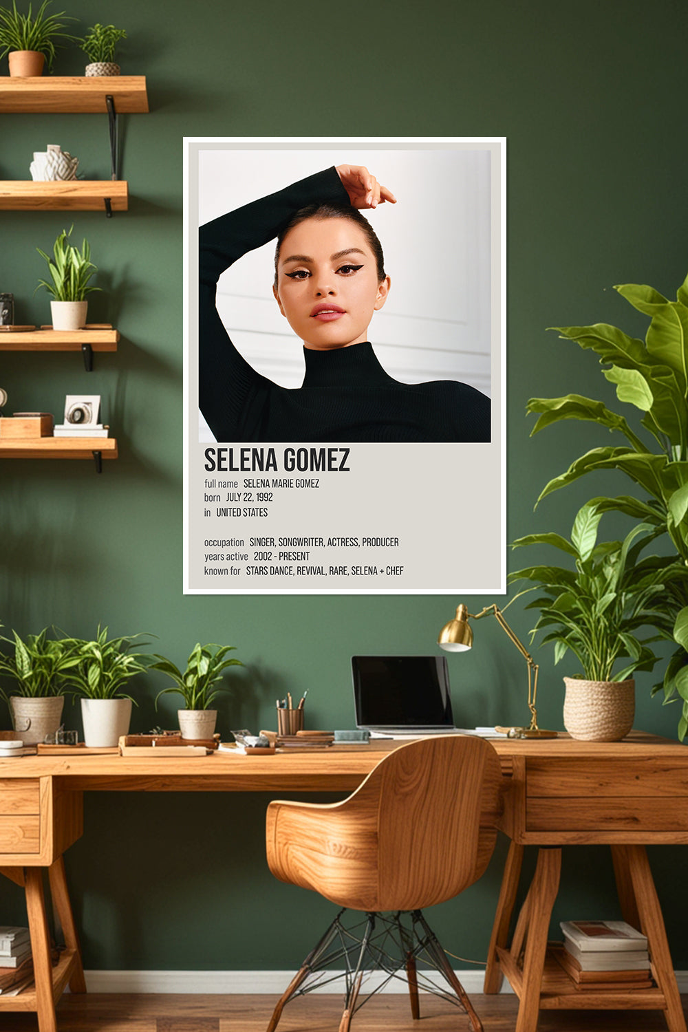 Selena Gomez | Music & Film Icon Poster | Revival Era | Music Poster