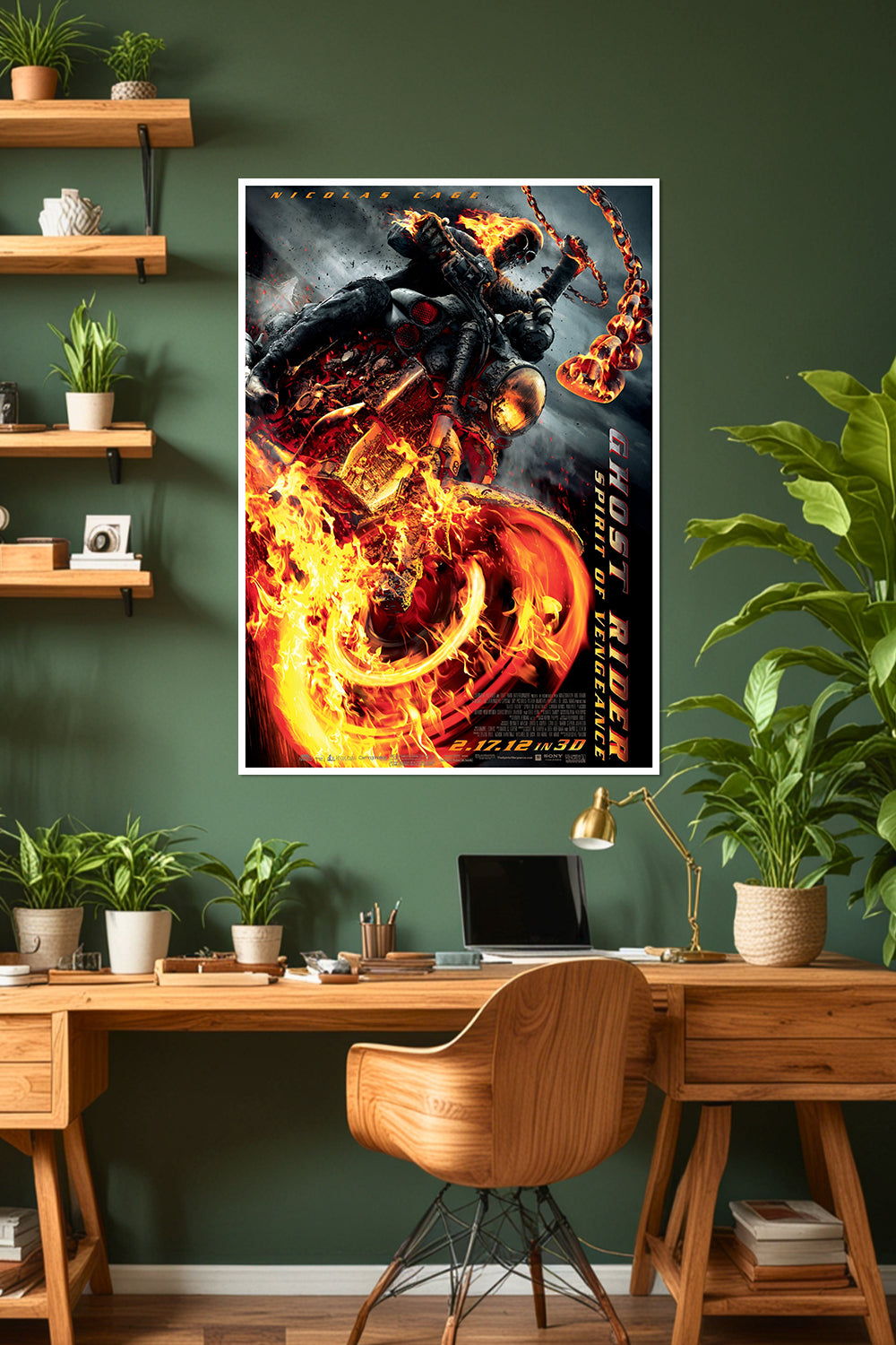 Ghost Rider: Spirit of Vengeance| Nicolas Cage | Movie Poster