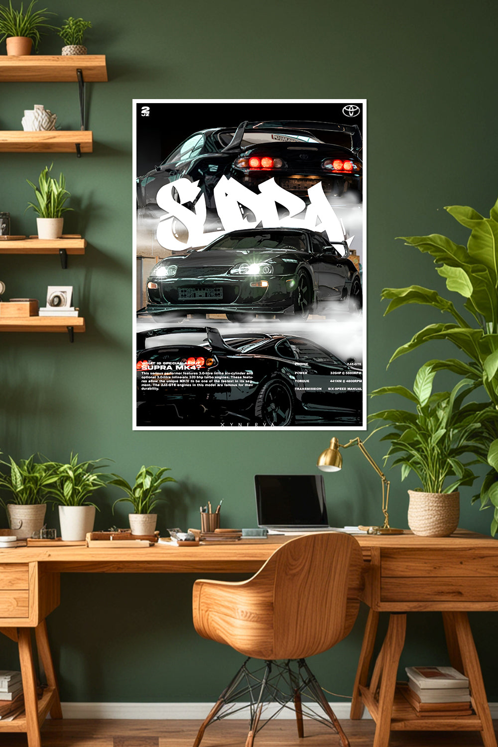 Toyota Supra MK4 | Car Poster