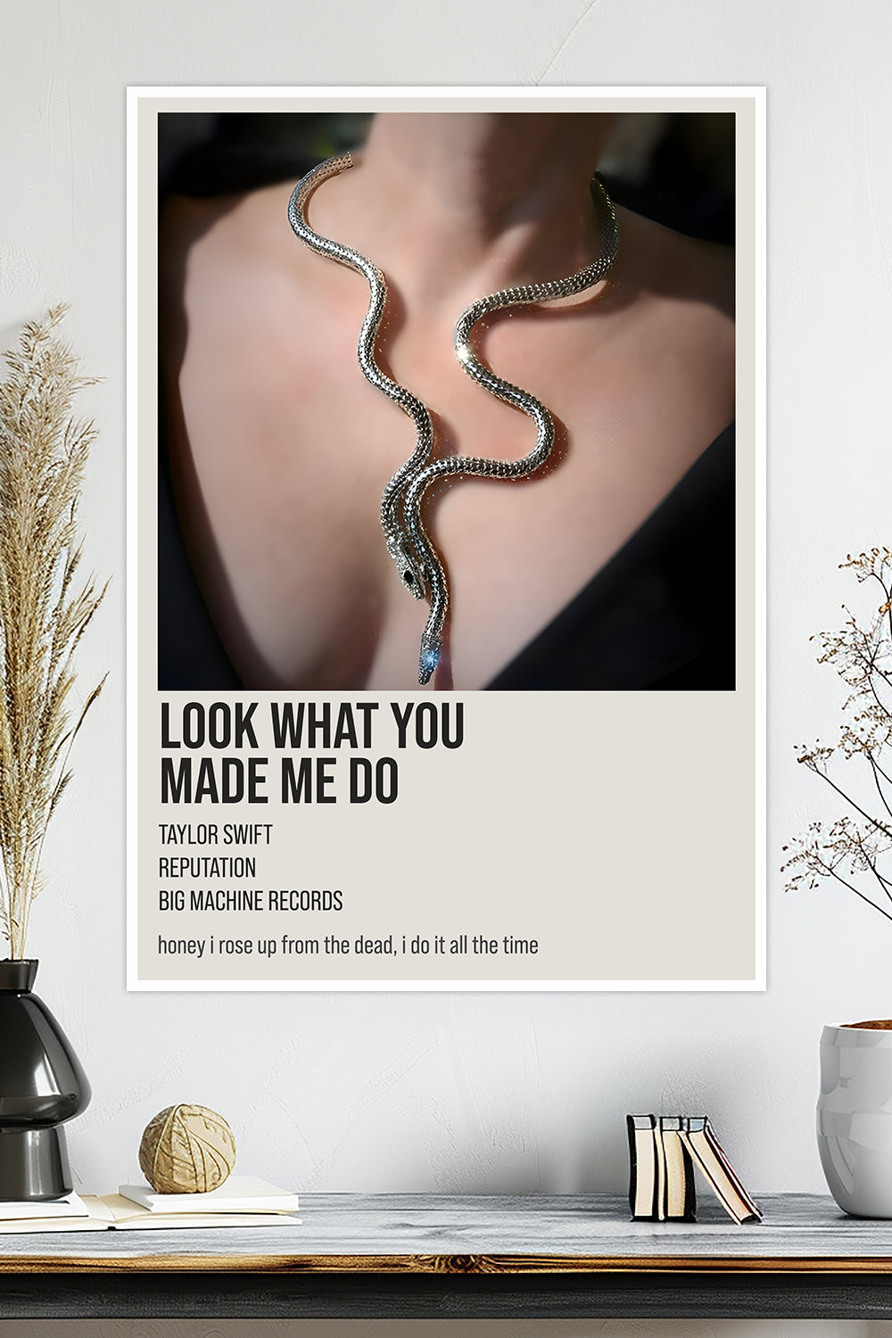 Look What You Made Me Do | Taylor Swift | Reputation Era | Music Poster