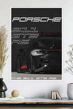 Porsche 911 GT3 RS | Dark Edition | Car Poster