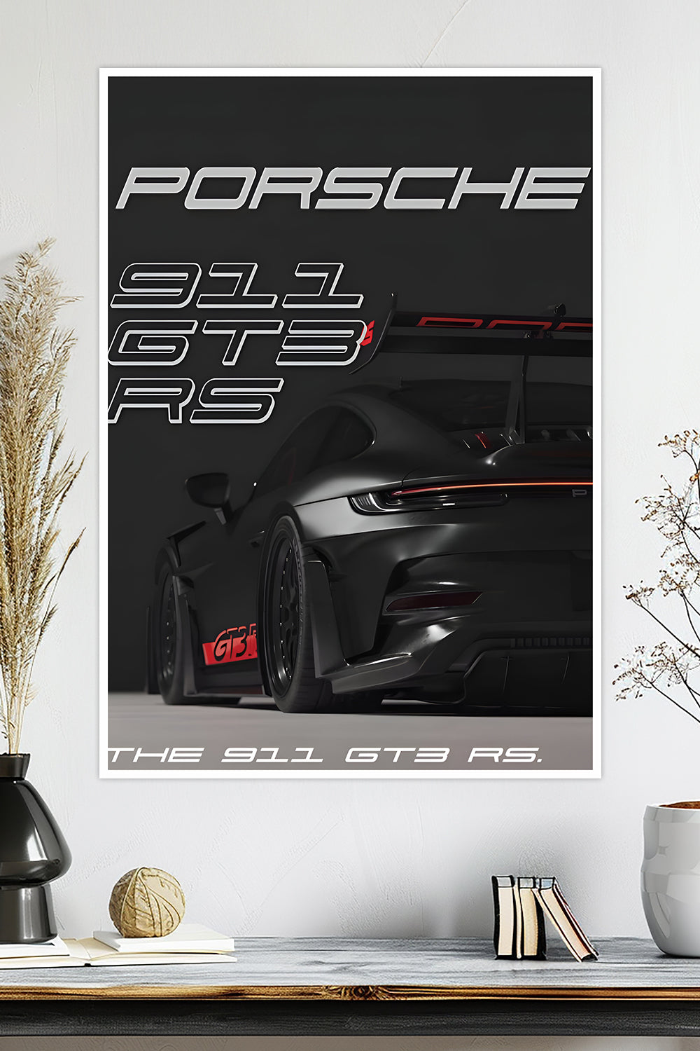 Porsche 911 GT3 RS | Dark Edition | Car Poster