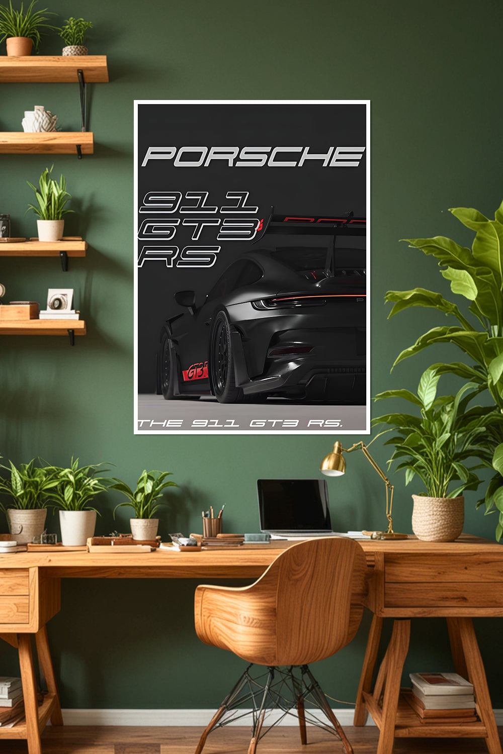 Porsche 911 GT3 RS | Dark Edition | Car Poster