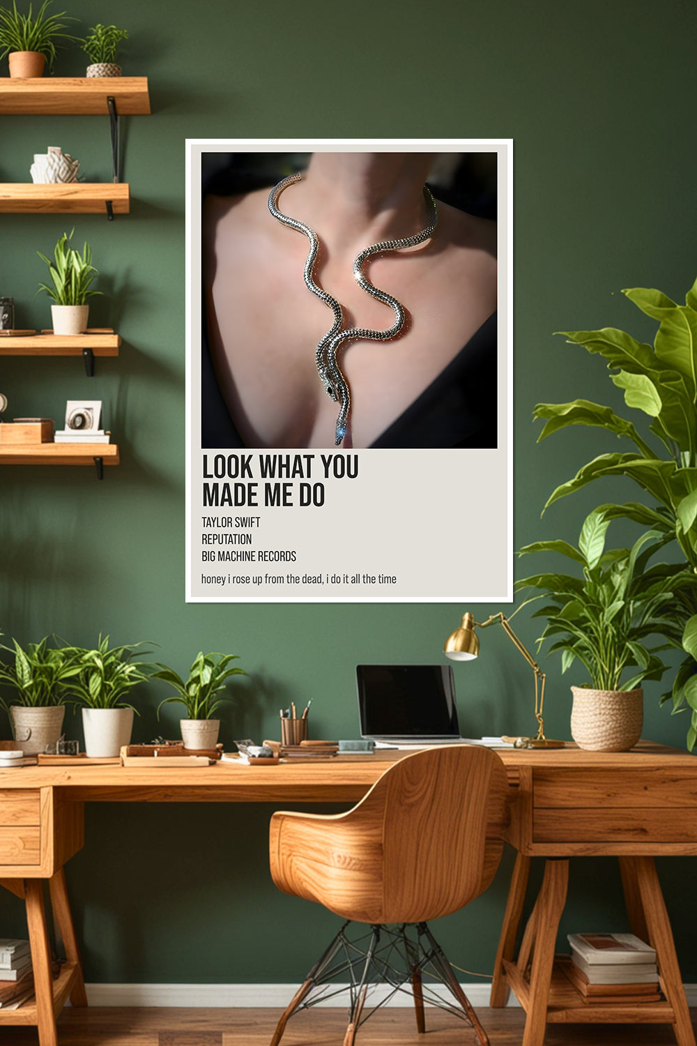 Look What You Made Me Do | Taylor Swift | Reputation Era | Music Poster