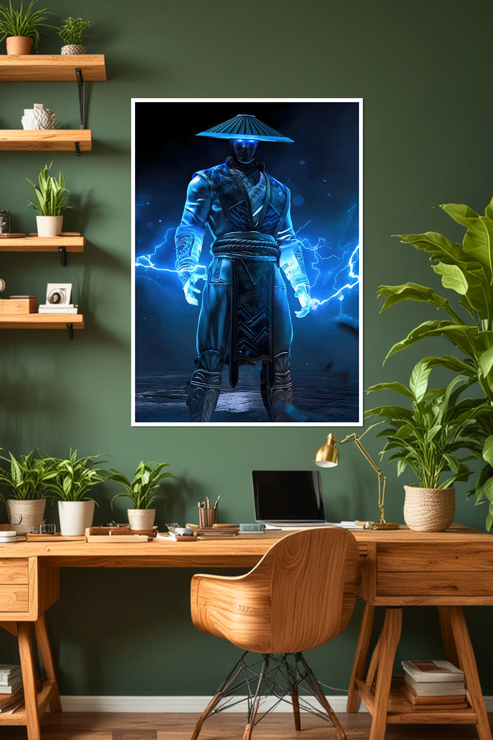 Mortal Kombat Raiden | Thunder God | Game Poster