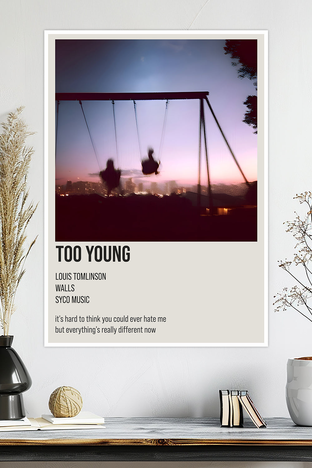 Too Young | Louis Tomlinson | Music Poster