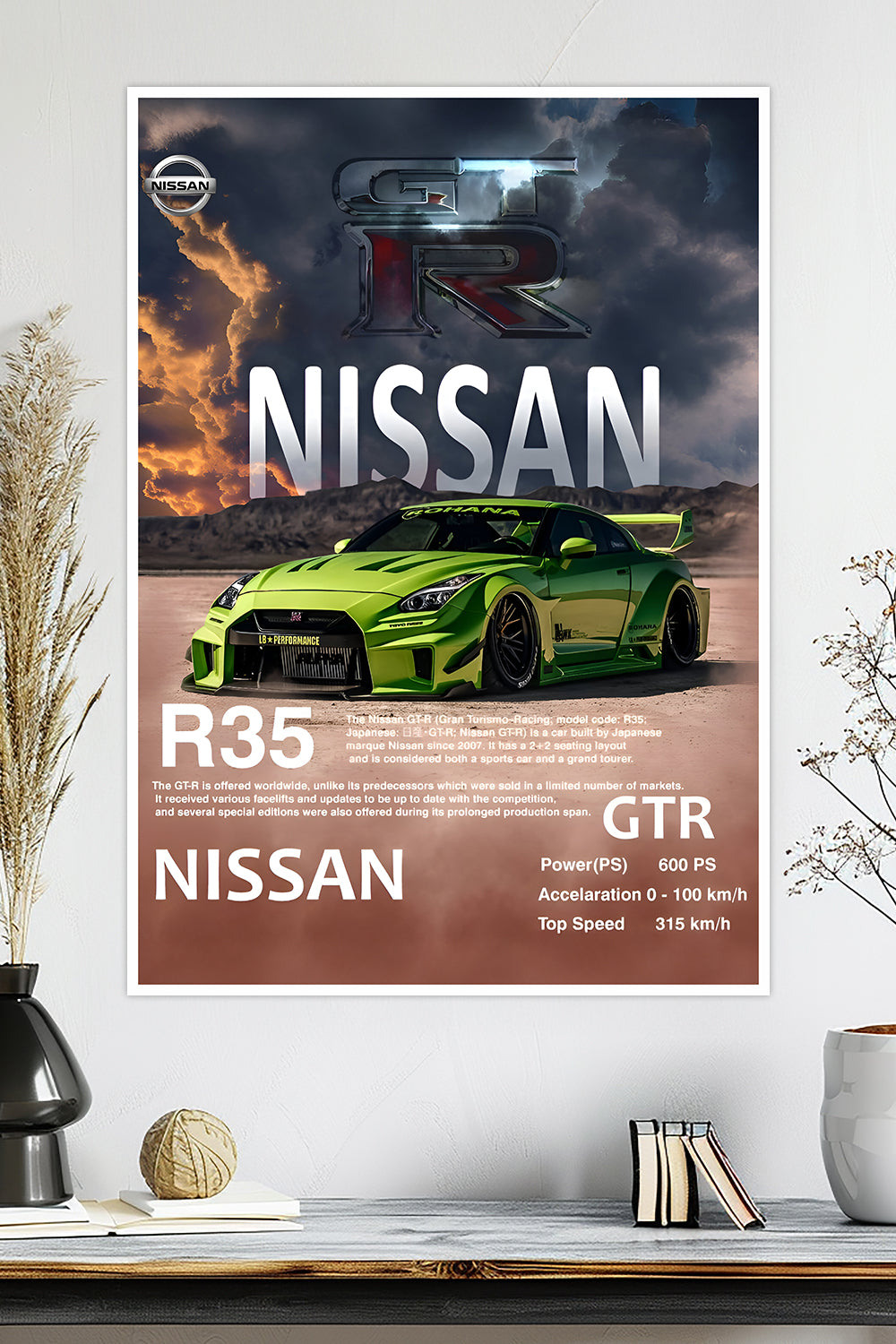 Nissan GT-R R35 | Car Poster