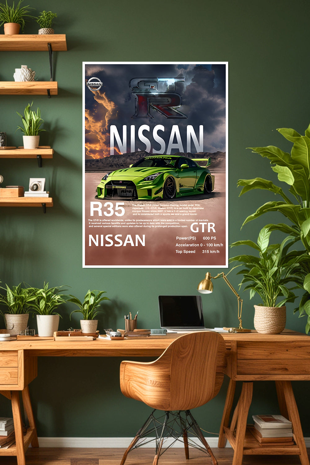 Nissan GT-R R35 | Car Poster