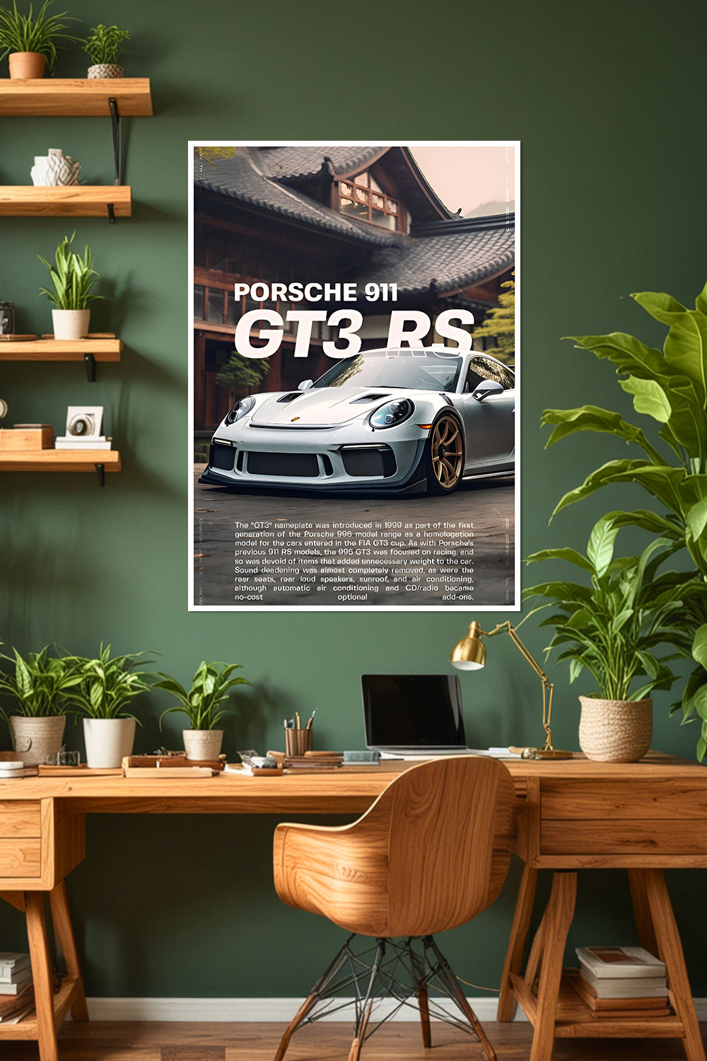 Porsche 911 GT3 RS | Japanese | Car Poster