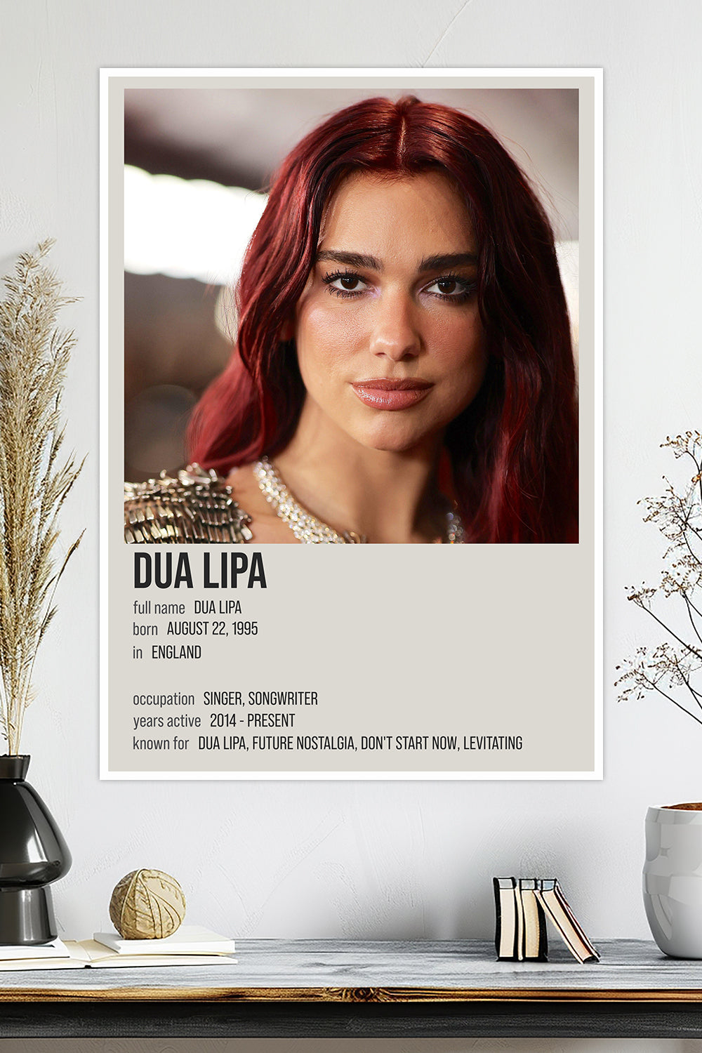 Dua Lipa | Future Nostalgia | Music Poster