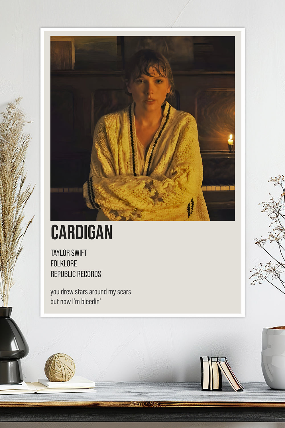 Cardigan | Taylor Swift | Music Poster