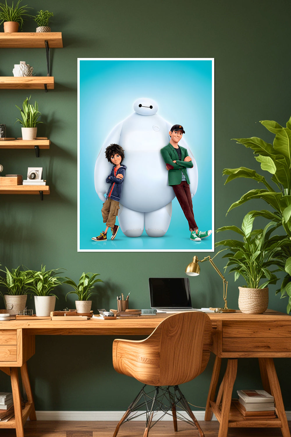Big Hero 6: Baymax & Hiro | Disney | Movie Poster