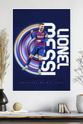 Lionel Messi | Greatest of All Time | Football Poster