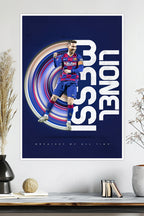 Lionel Messi | Greatest of All Time | Football Poster