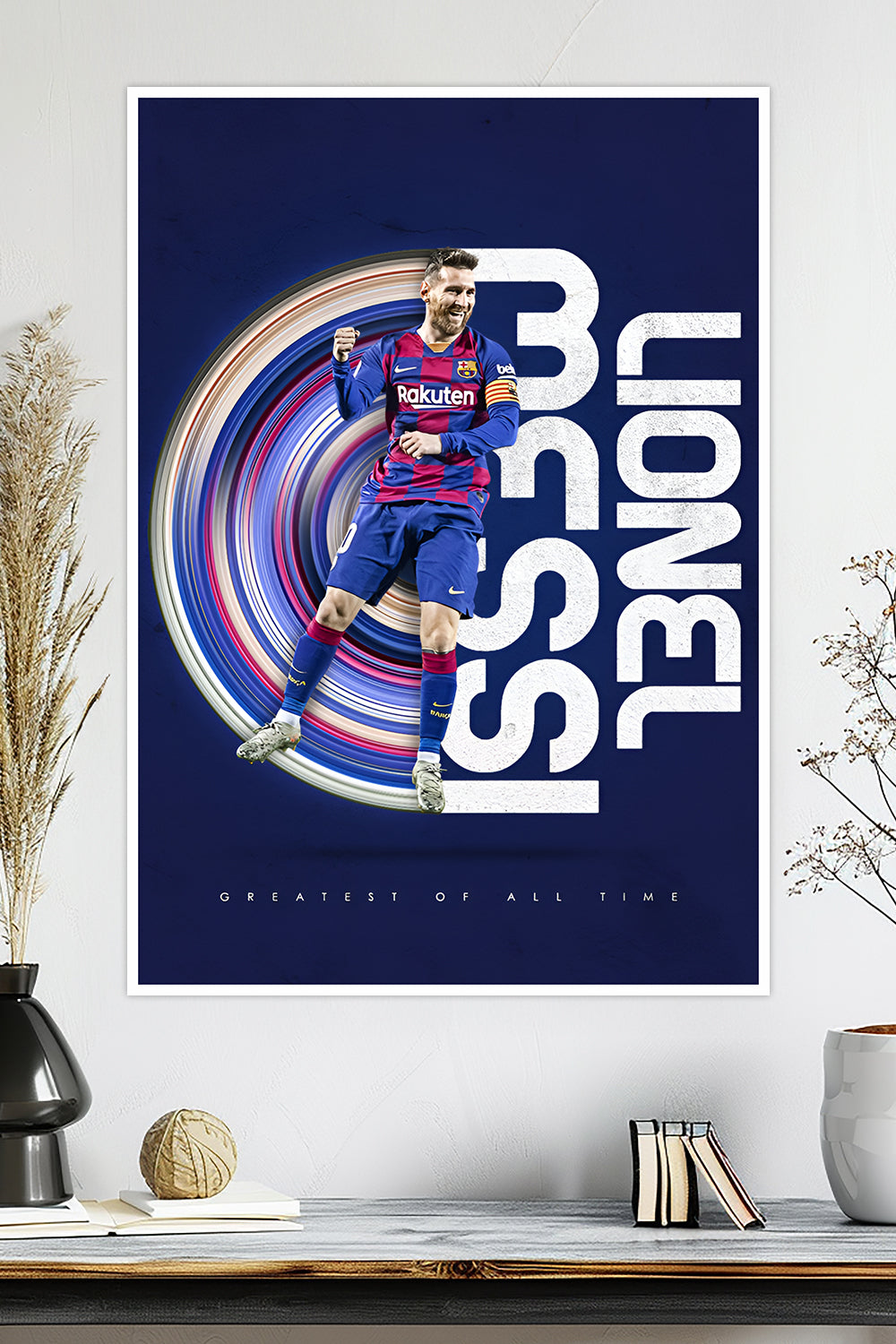 Lionel Messi | Greatest of All Time | Football Poster