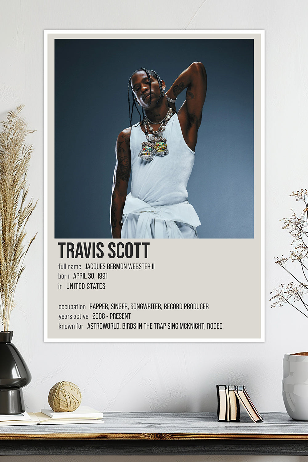 Travis Scott | Hip-Hop Visionary | Music Poster