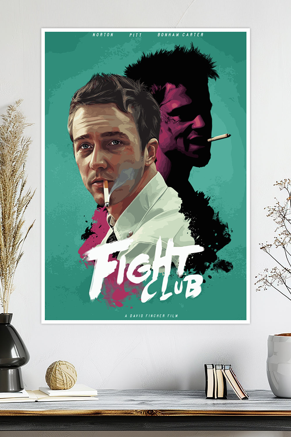Fight Club | Brad Pitt & Edward Norton | Movie Poster