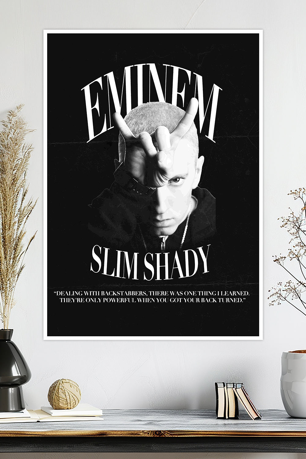 Eminem | Slim Shady | Marshall Mathers | Rap God | Music Poster
