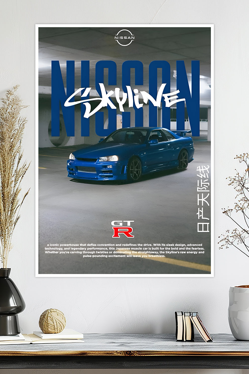 Nissan Skyline GT-R R34 | Car Poster