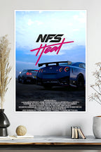 Need for Speed Heat | Nissan GT-R Racing | Car Poster