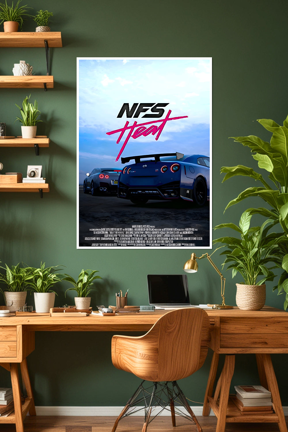 Need for Speed Heat | Nissan GT-R Racing | Car Poster