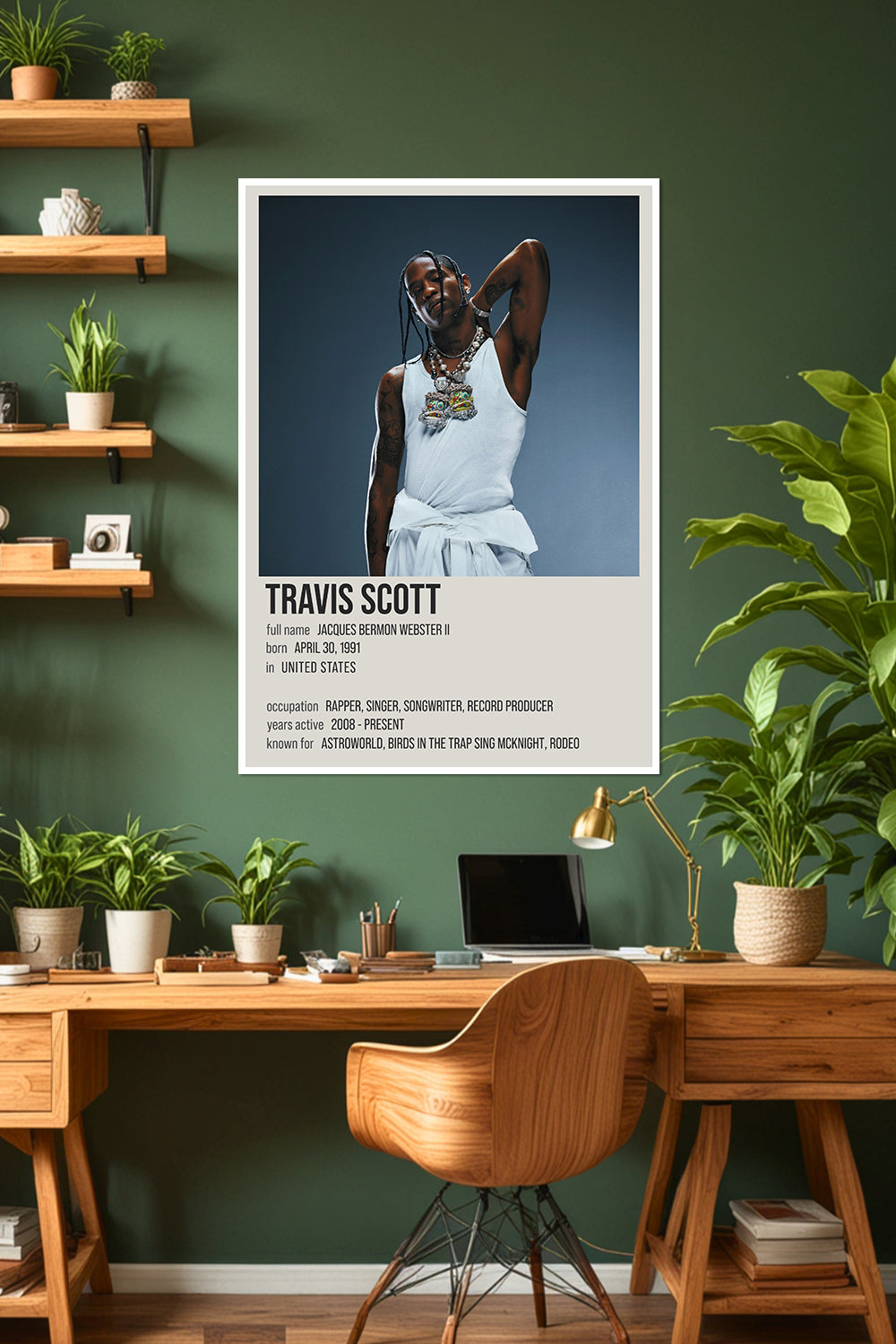 Travis Scott | Hip-Hop Visionary | Music Poster